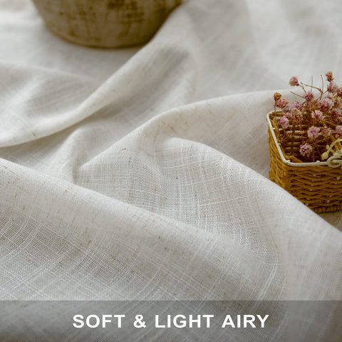 Pitalk close-up of light-filtering semi-sheer fabric texture