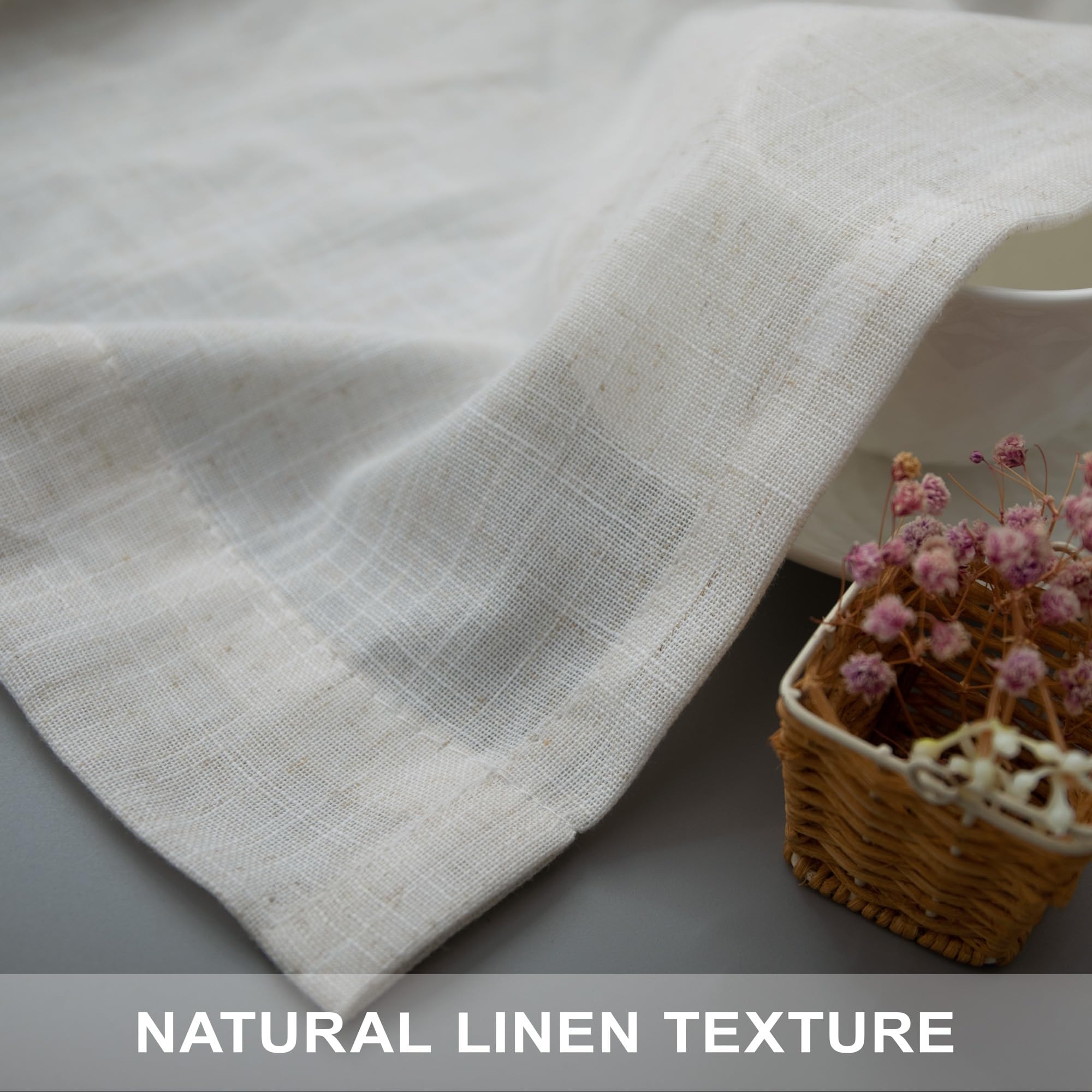 Pitalk neutral earth tone curtains complement rustic and modern decor