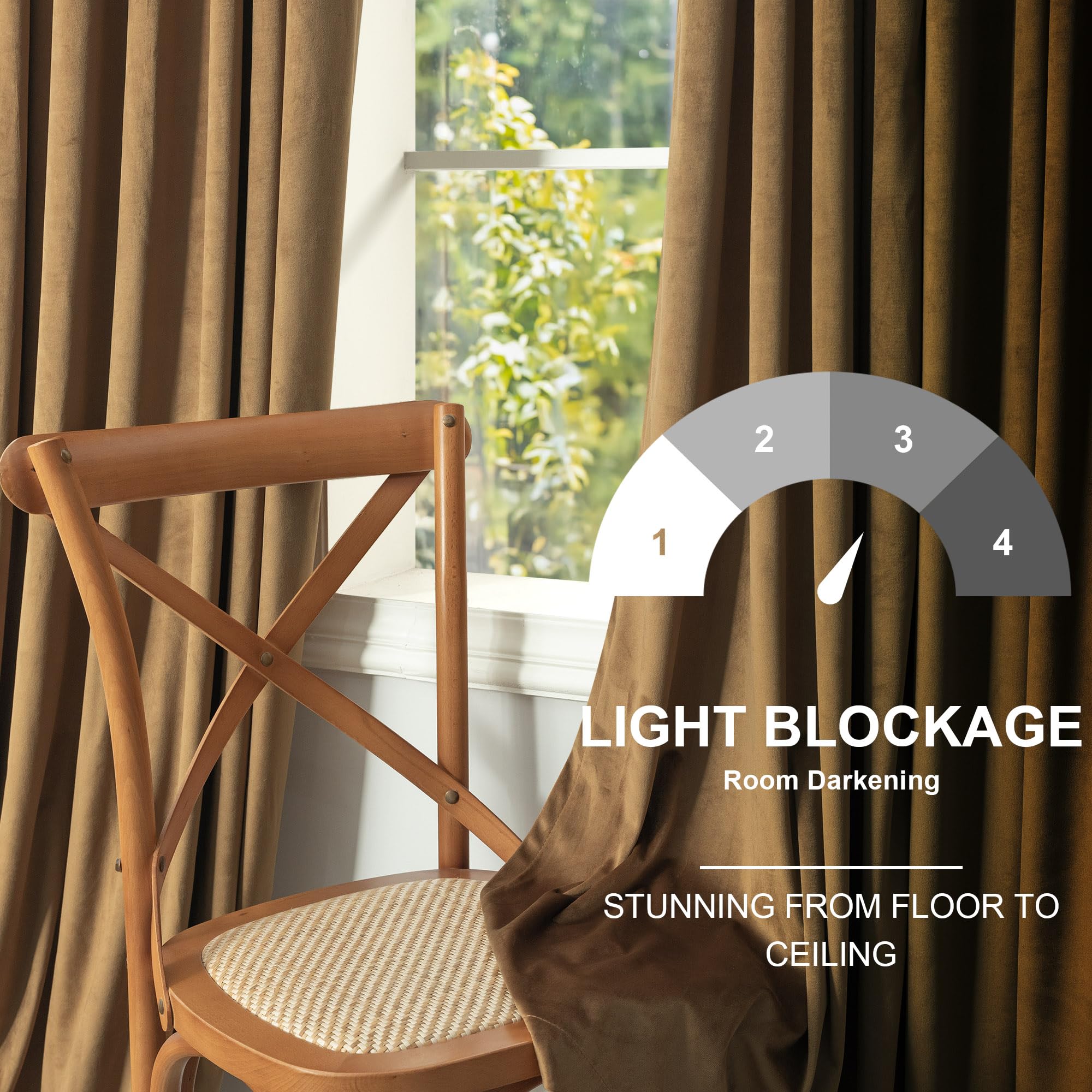 Pitalk pleated pocket drape creates a timeless window treatment.