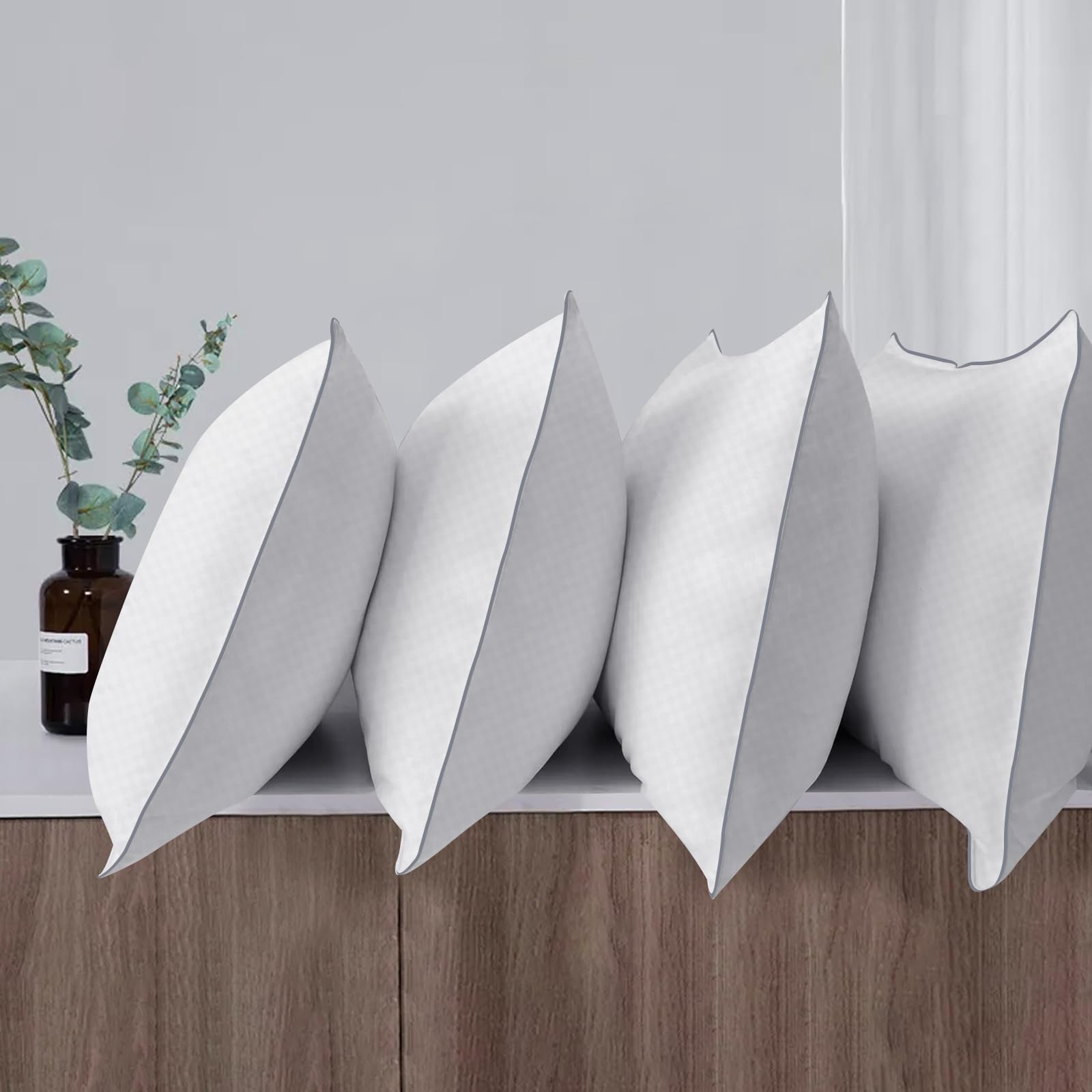 Piwaal bed pillows side-sleep setup demonstrates neck alignment and comfort.