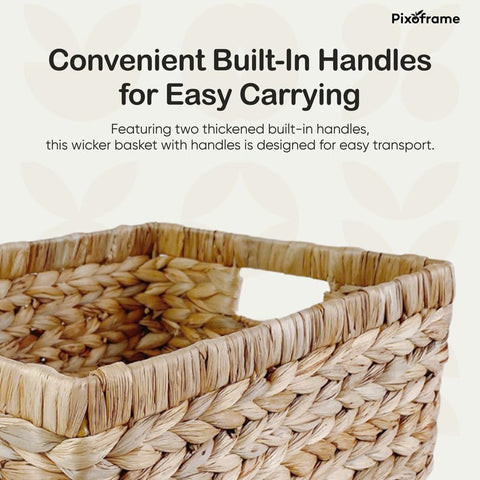 Pixoframe basket bathroom storage keeps essentials neatly contained