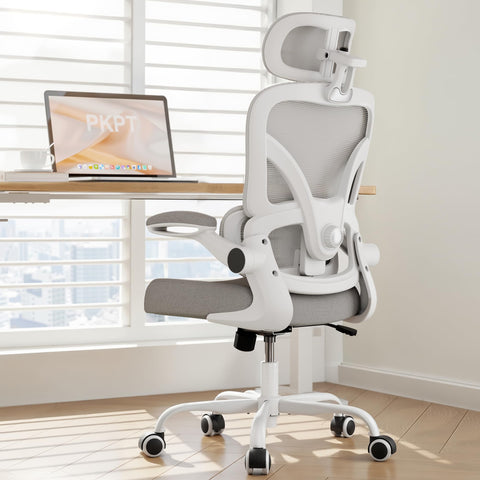 PKPT ergonomic chair back mesh for all-day breathability and comfortable support