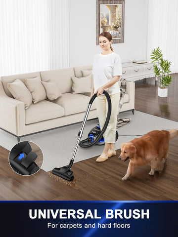 PKUYIE operates quietly at 68dB for peaceful home cleaning