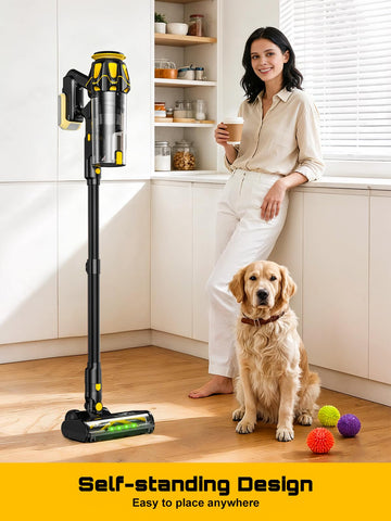 PKUYIE anti-tangle V-shaped brushroll for hair and pet fur removal.