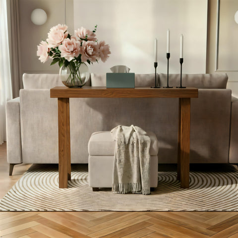 Plank+Beam 36-inch back view showing flush hardware integration