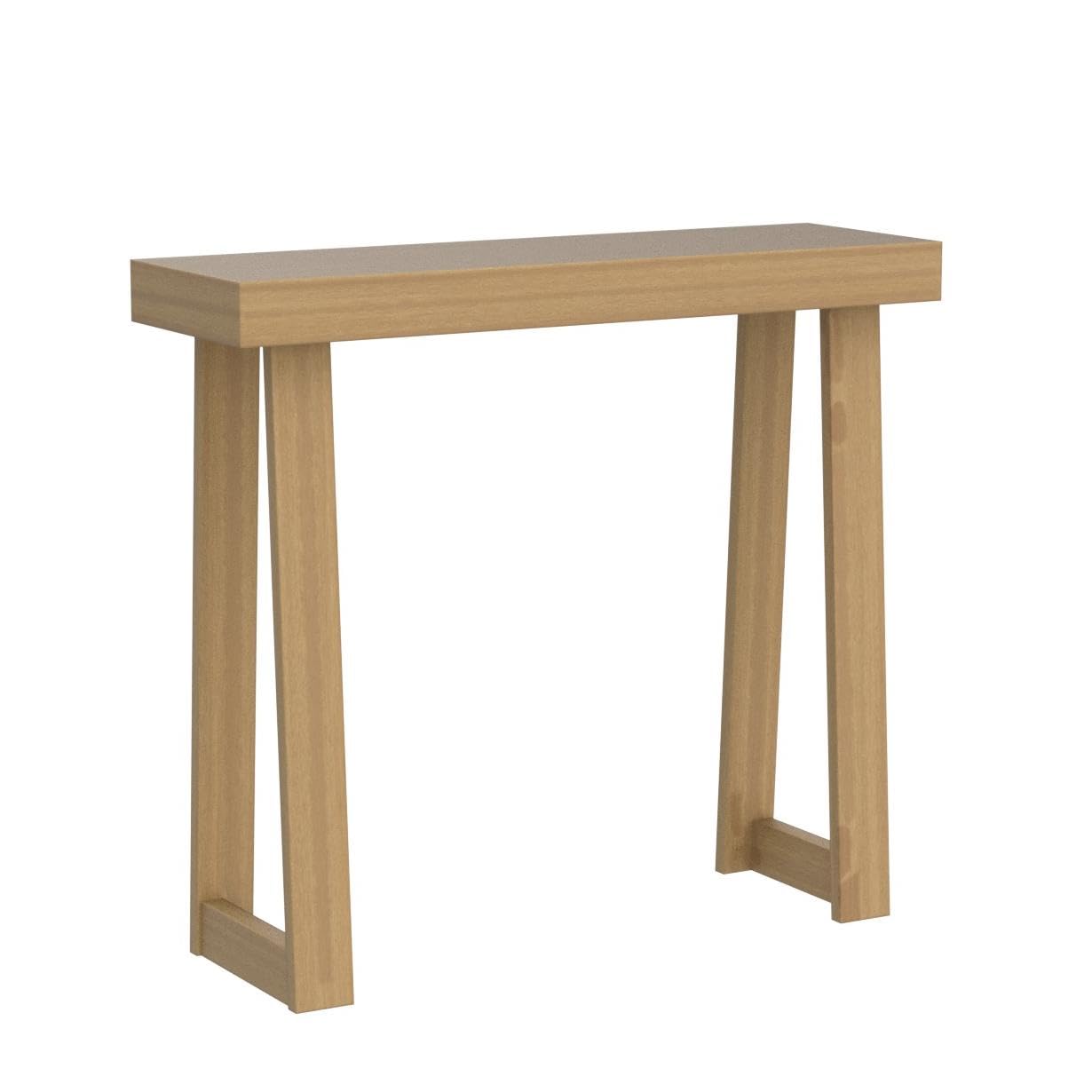 Plank+Beam knot-free pine close-up showcases durable, toxin-free finish