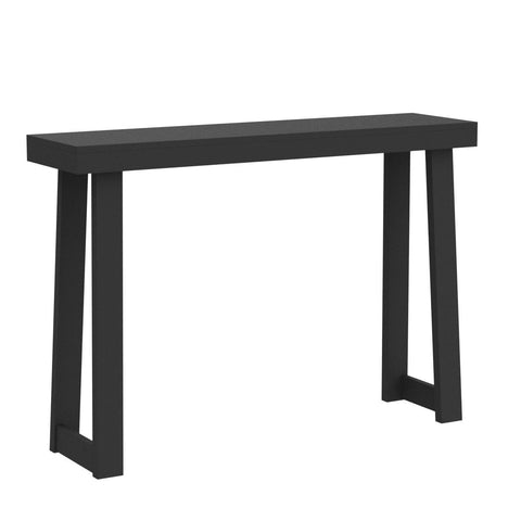 Plank+Beam easy-assembly packaging includes tools, enabling quick hallway table setup.