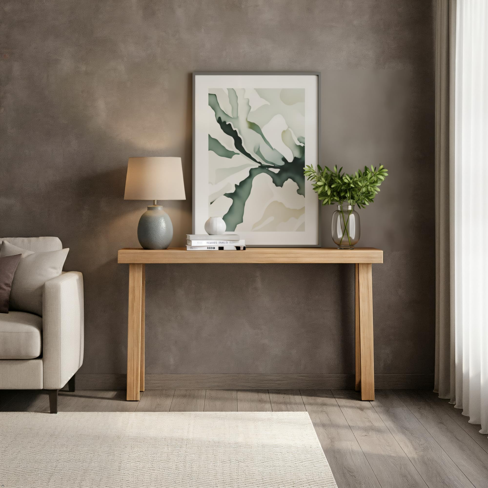 Plank+Beam knot-free pine side-angle view highlights durability and clean lines