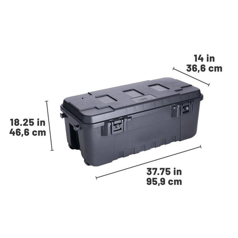 Plano Sportsman's Storage Trunk lid shows reinforced, durable construction.