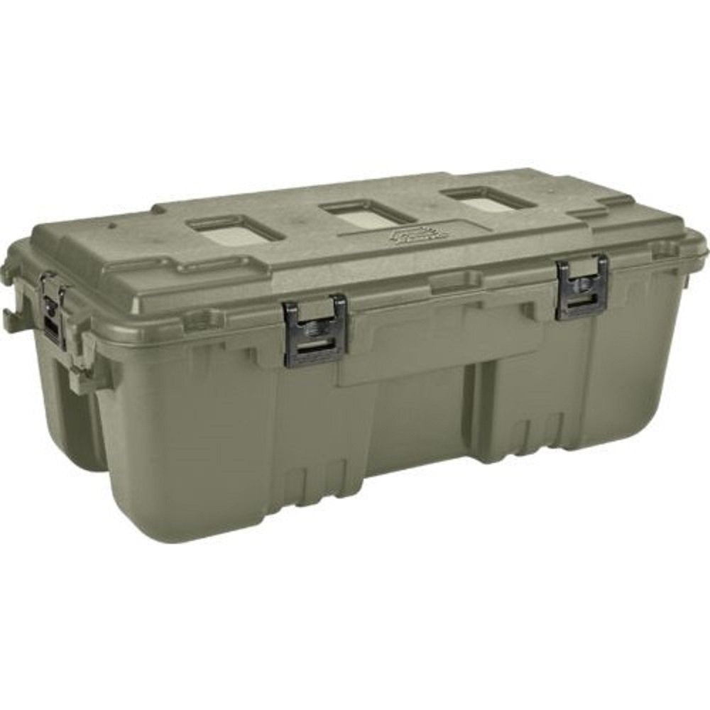 Plano Storage Trunk durable latches provide secure, weather resistant closure.