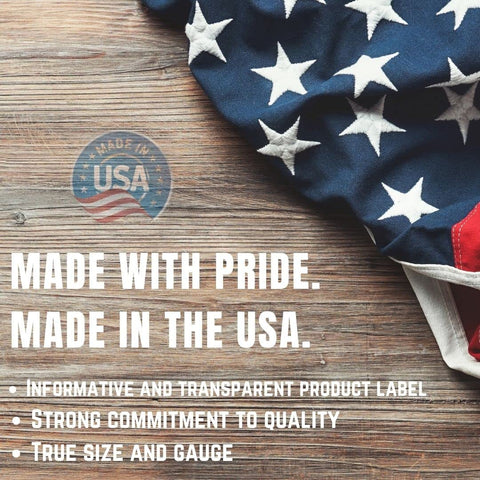 Made in the USA, bulk value for home and professional storage.