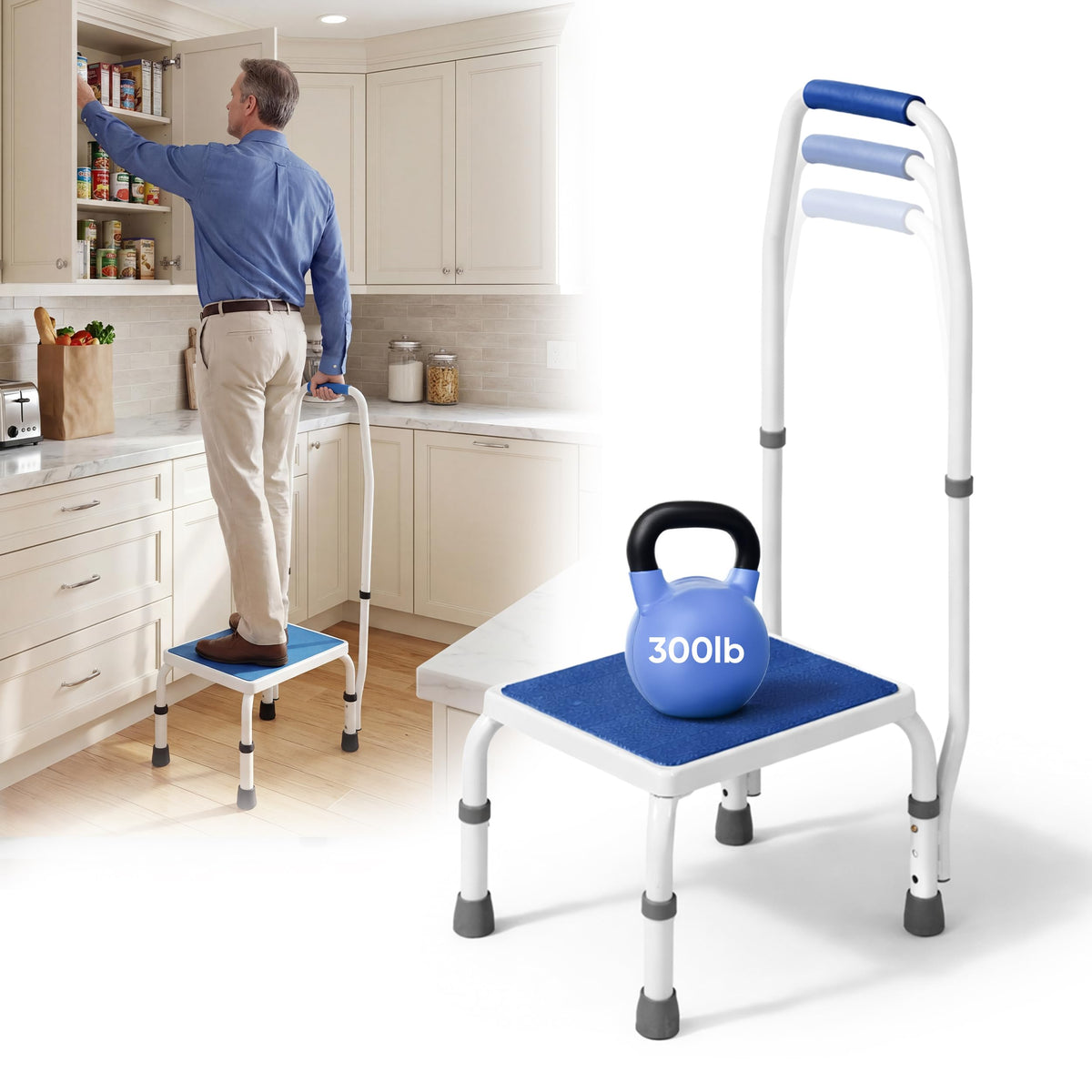 Platinum Health AdjustaStep Deluxe full product view for versatile home use.