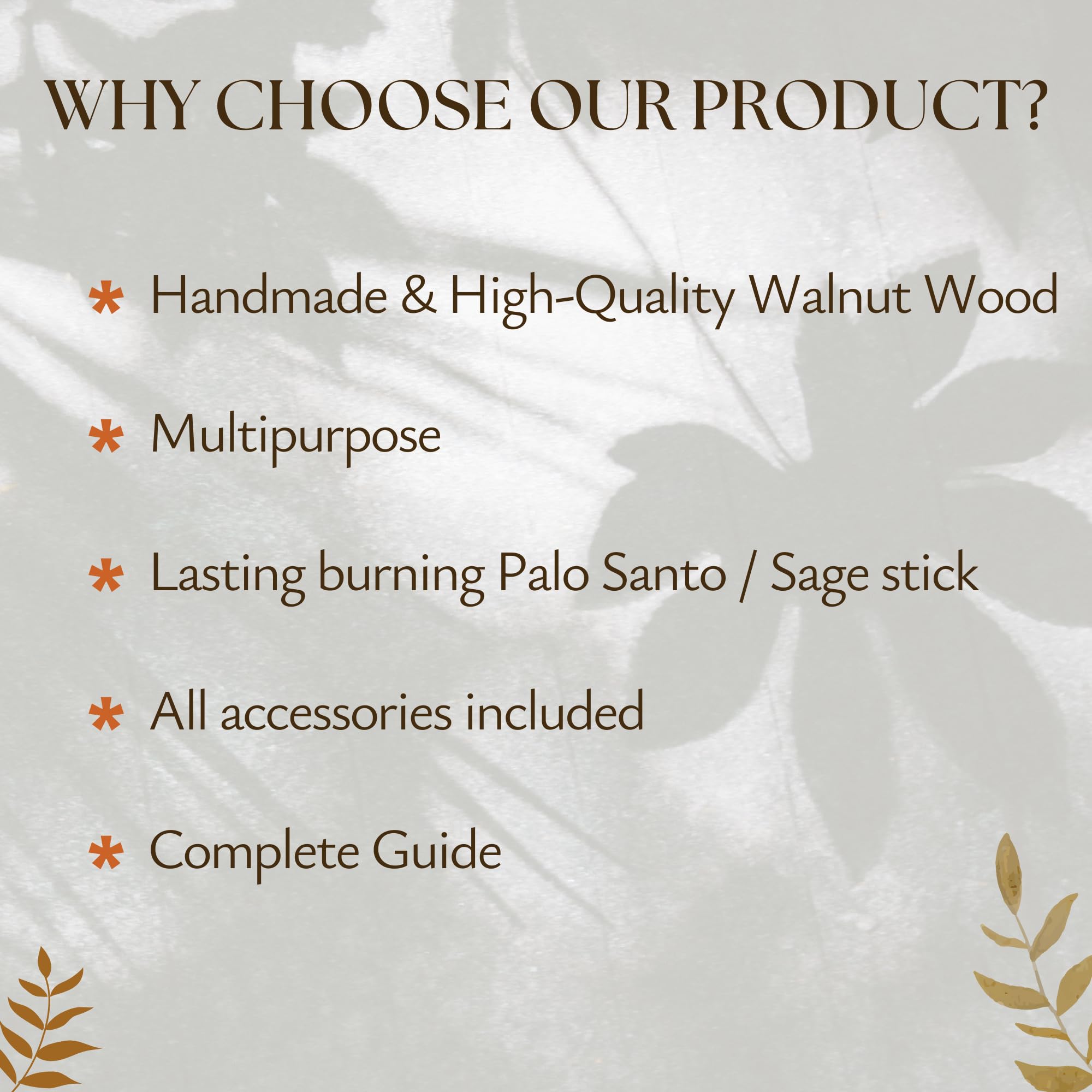 Plearty walnut design and precise rod placement complement decor