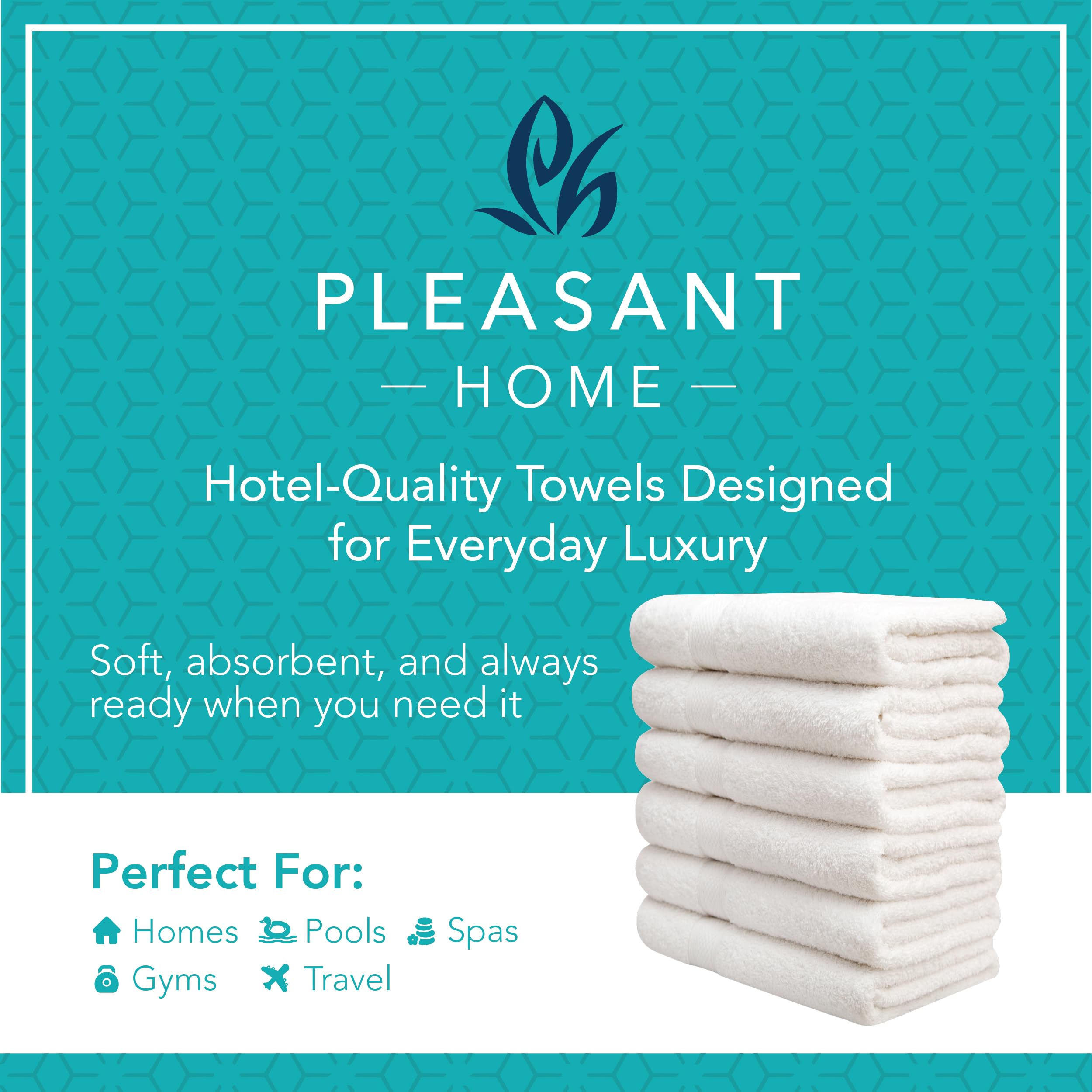 Pleasant Home 515gsm close-up weaving highlights plush softness.