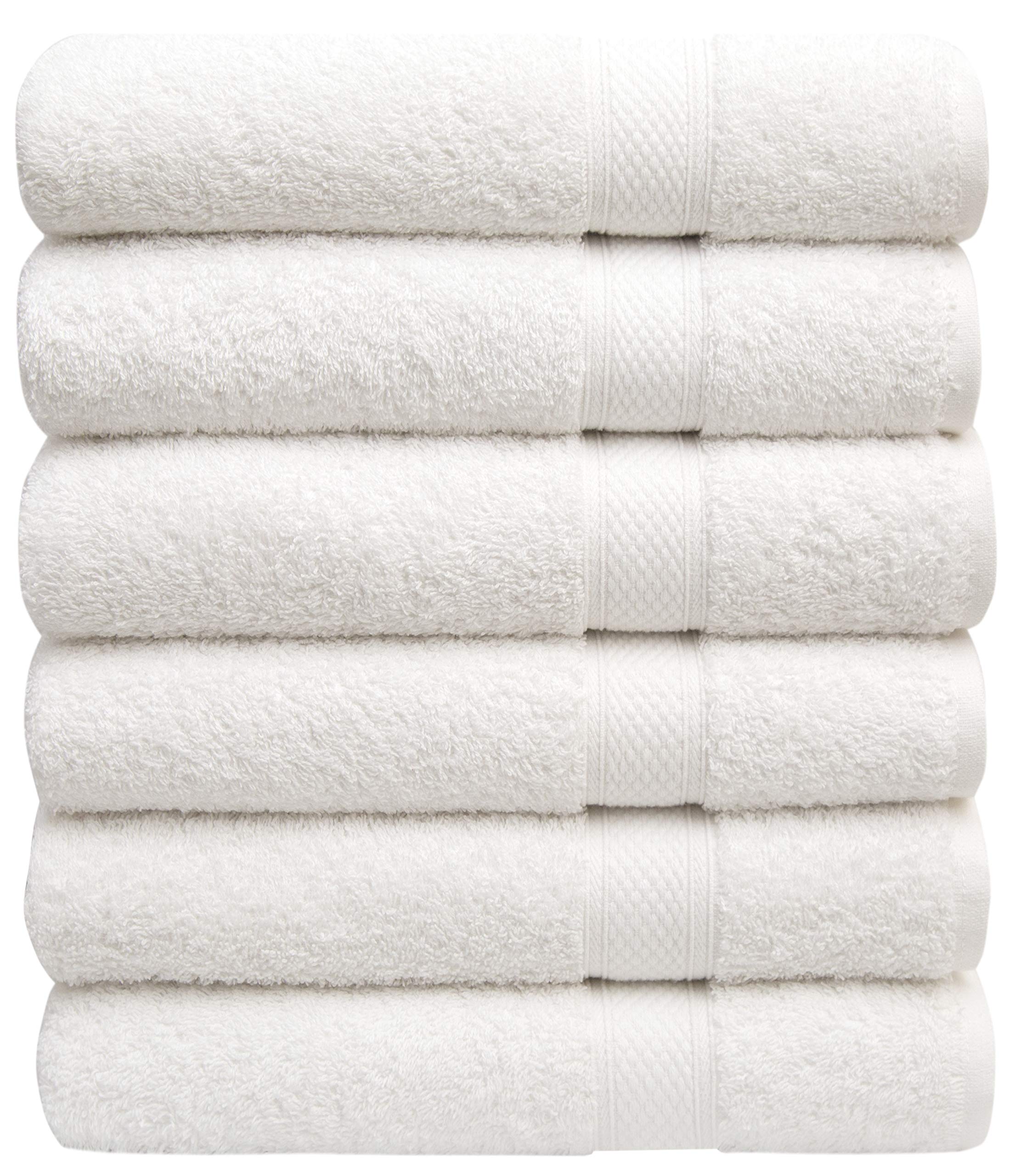 Pleasant Home bath towels pack6 24x50 ideal for gym or pool use.