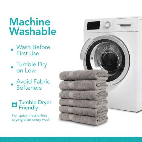 Pleasant Home towels shown in gym or spa setting for post-workout drying.