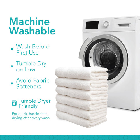 Pleasant Home gym and spa-ready towels withstand frequent washing.