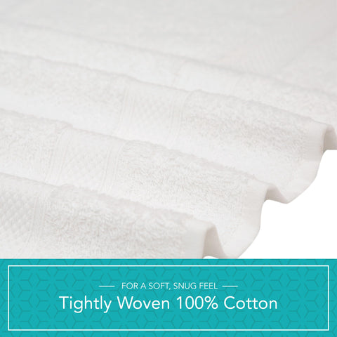 Pleasant Home 6-pack towel set keeps fresh backups handy.