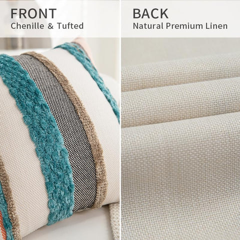 PLEPATE boho pillow cover ideal for patio or living room setups