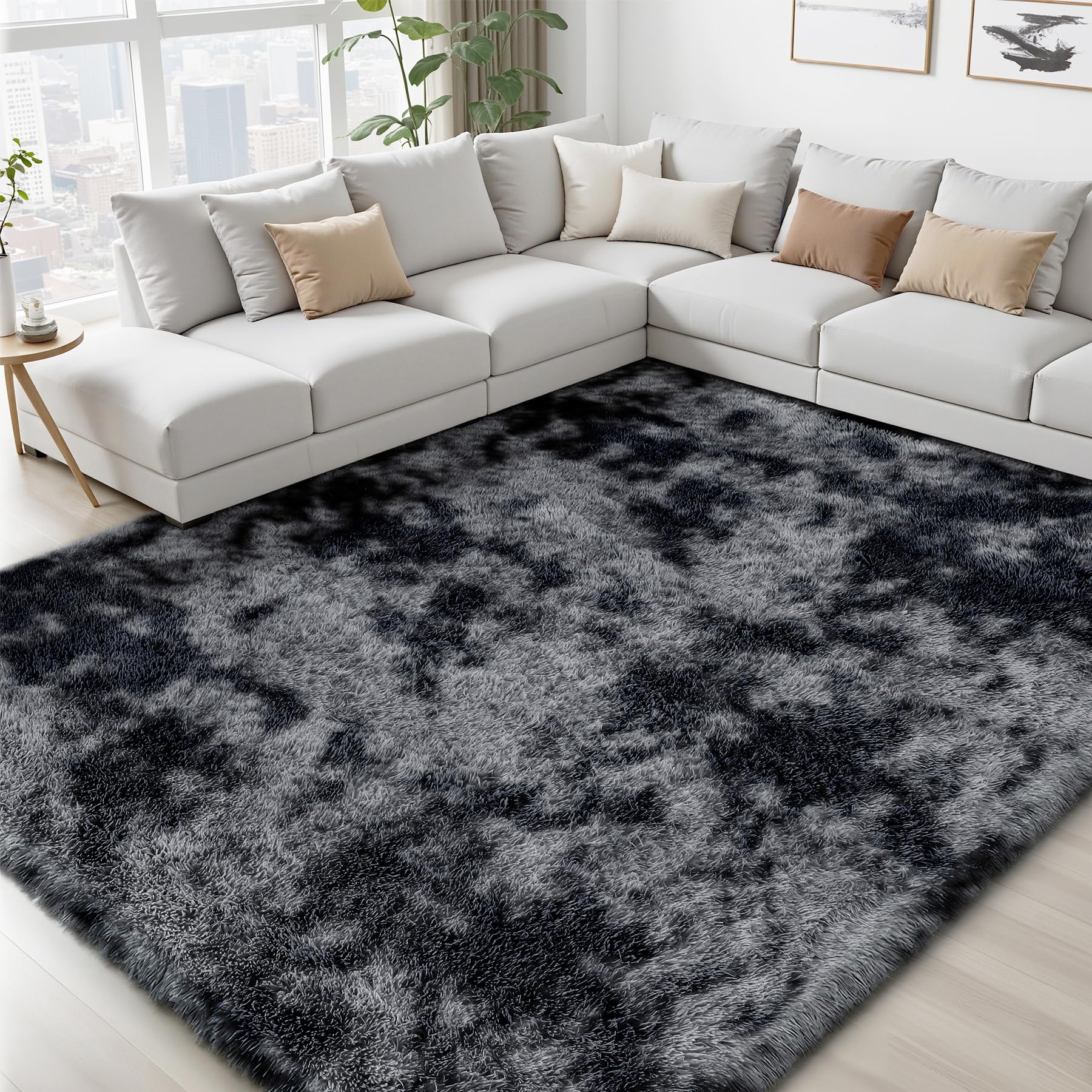 PLHXFR rug reduces noise and cushions footsteps on hard surfaces
