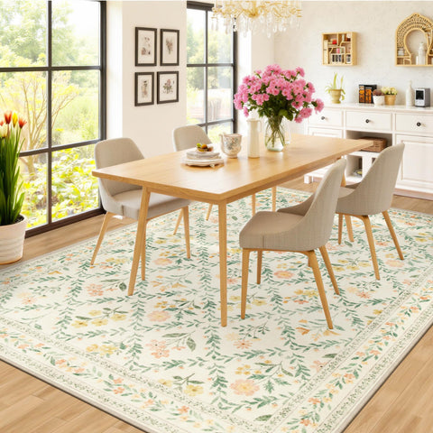 PLHXFR anti-slip-tpe-backing keeps the rug in place for safer high-traffic areas.