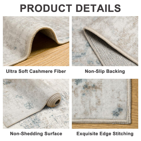 PLHXFR kids-pets-friendly rug supports family spaces with gentle materials.