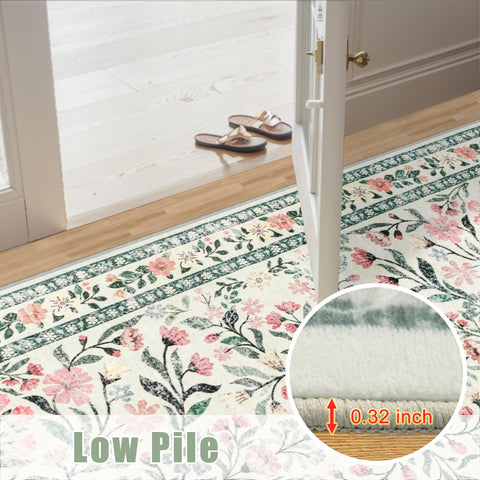 PLHXFR large area rug anchors dining and seating areas.
