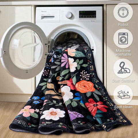 PLHXFR skin-friendly 8x10 rug safe for kids and pets in daily use.