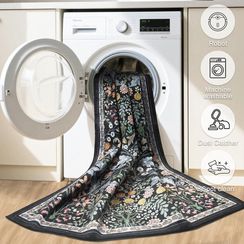 PLHXFR skin-friendly rug is gentle for kids and pets