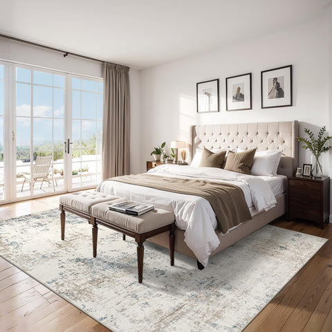 PLHXFR washable rug offers machine-washable convenience for busy homes.