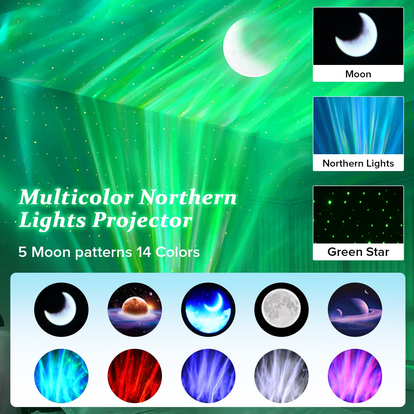 Plomixius Moon Pattern Choices offer versatile celestial scenes for relaxation