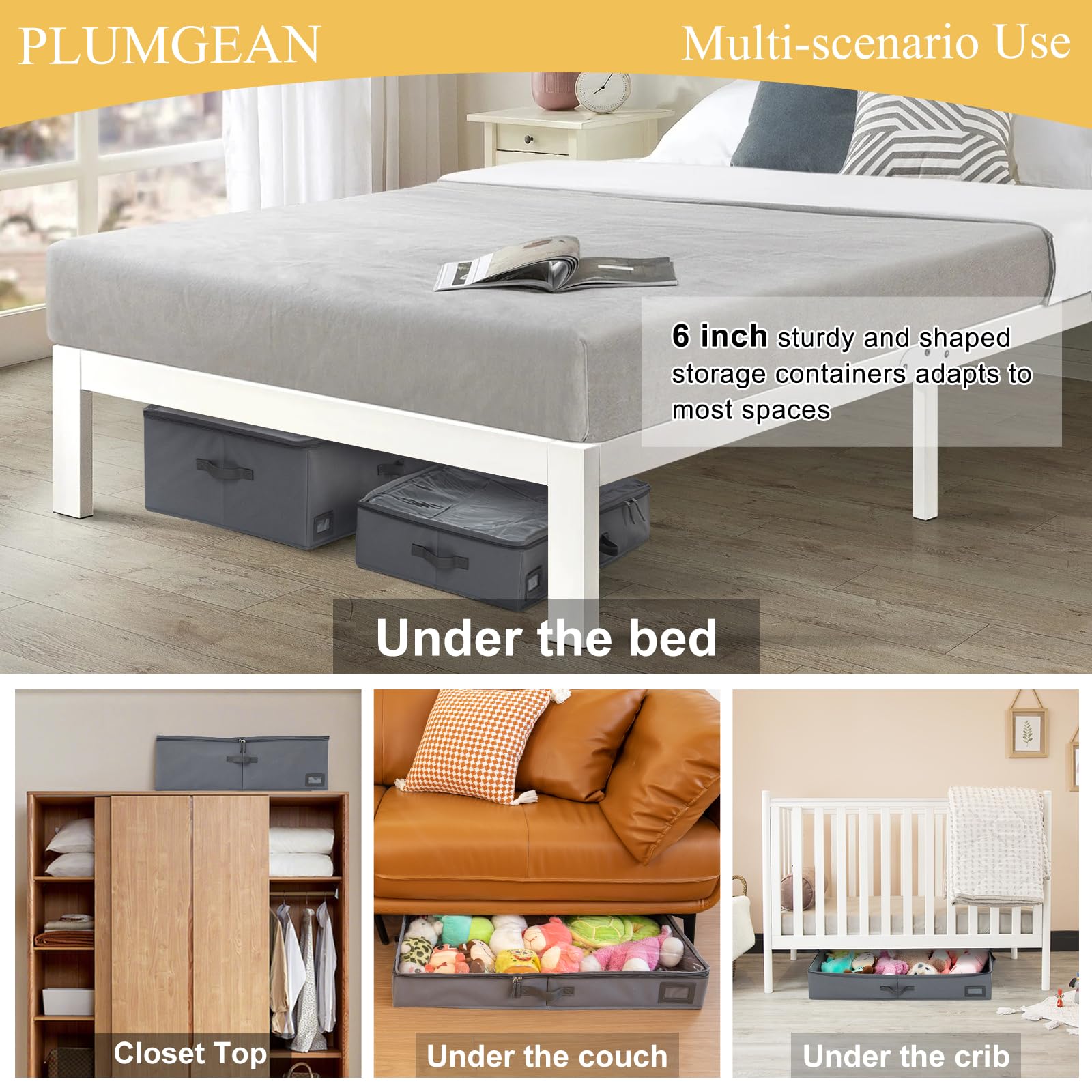 PLUMGEAN 15-gallon capacity fits quilts and blankets