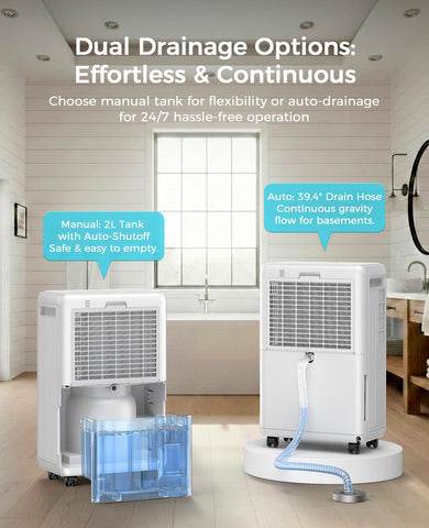 PLUSCENT quiet compressor provides low-noise operation for bedrooms