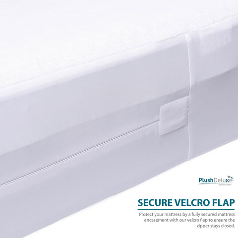 PlushDeluxe machine-washable encasement is easy to clean and maintain.