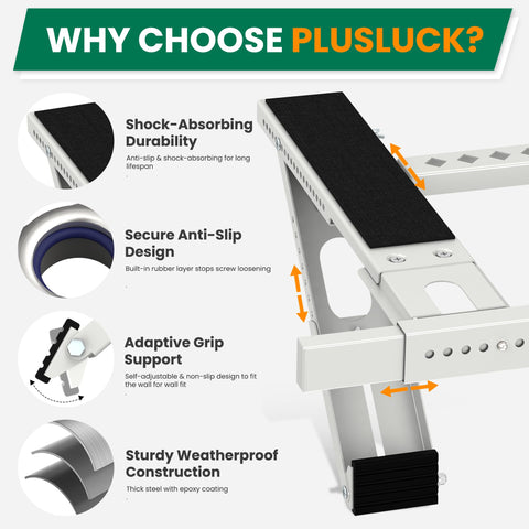 Plusluck rustproof design with galvanized hardware resists corrosion
