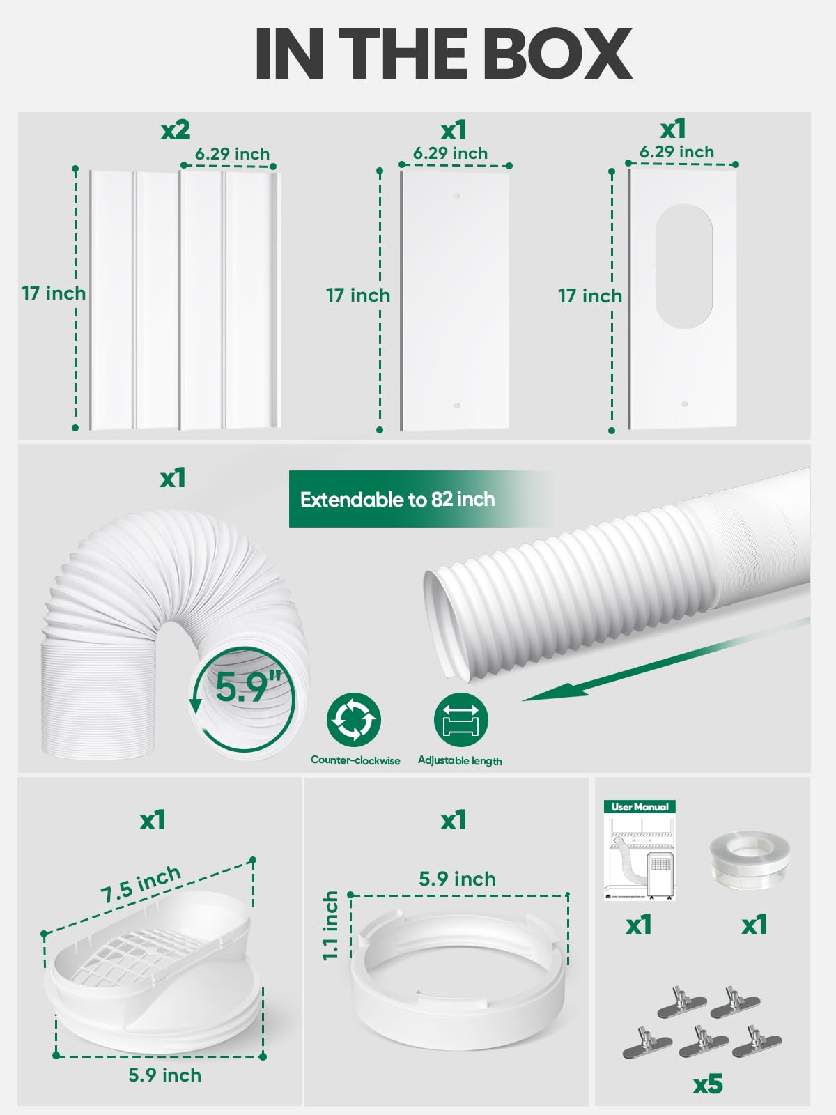 Plusluck easy-installation guide demonstrates tool-free setup.