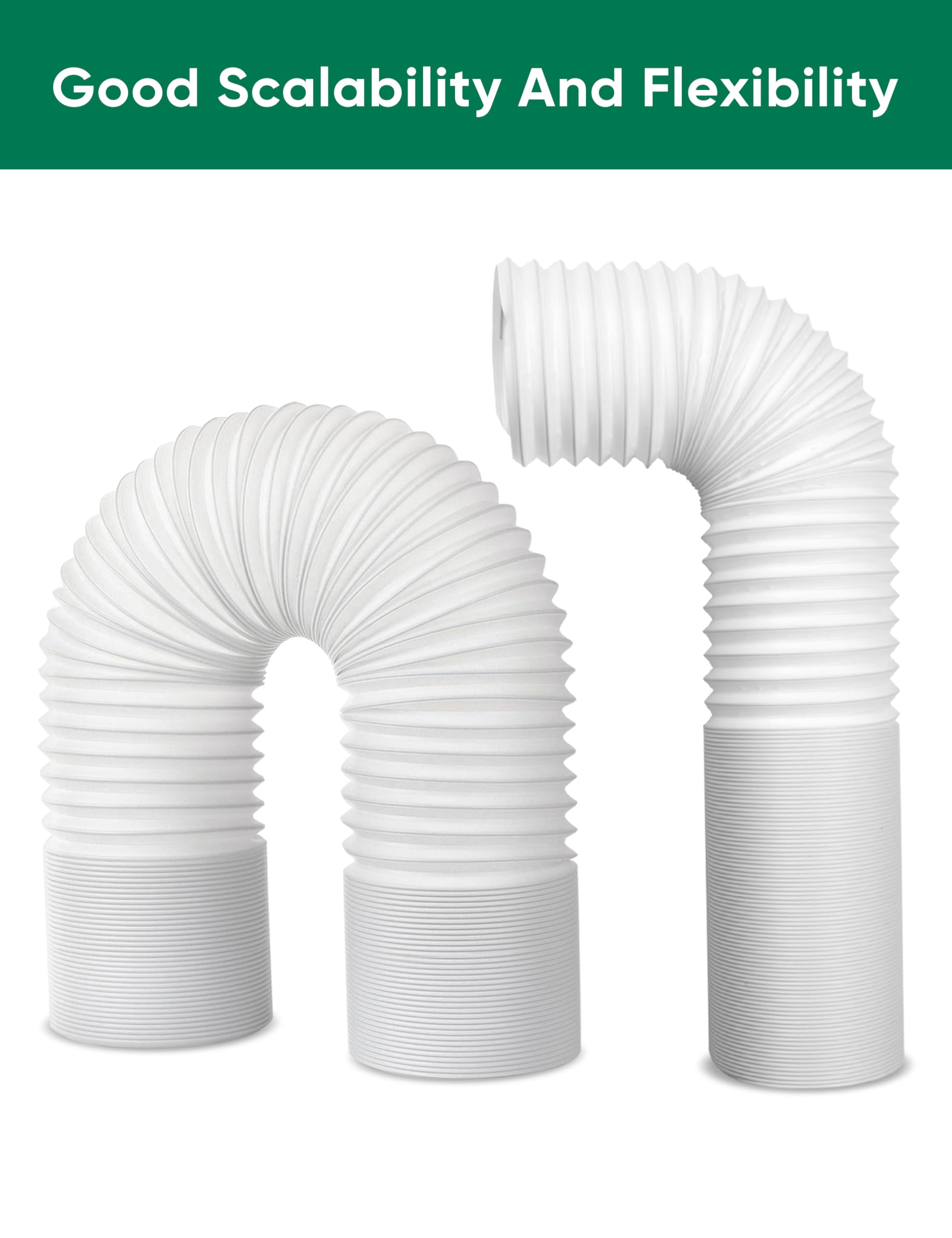 Plusluck flexible hose supports moving or storage between rooms.