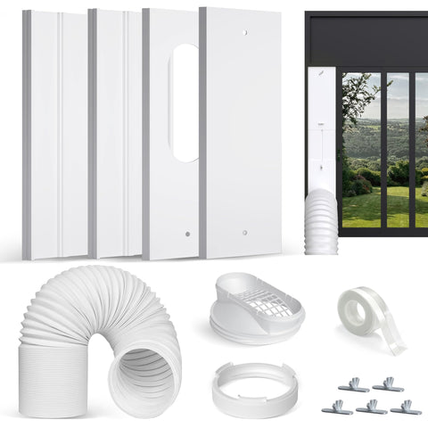 Plusluck upgraded vent kit exterior hose ensuring tight, efficient venting.