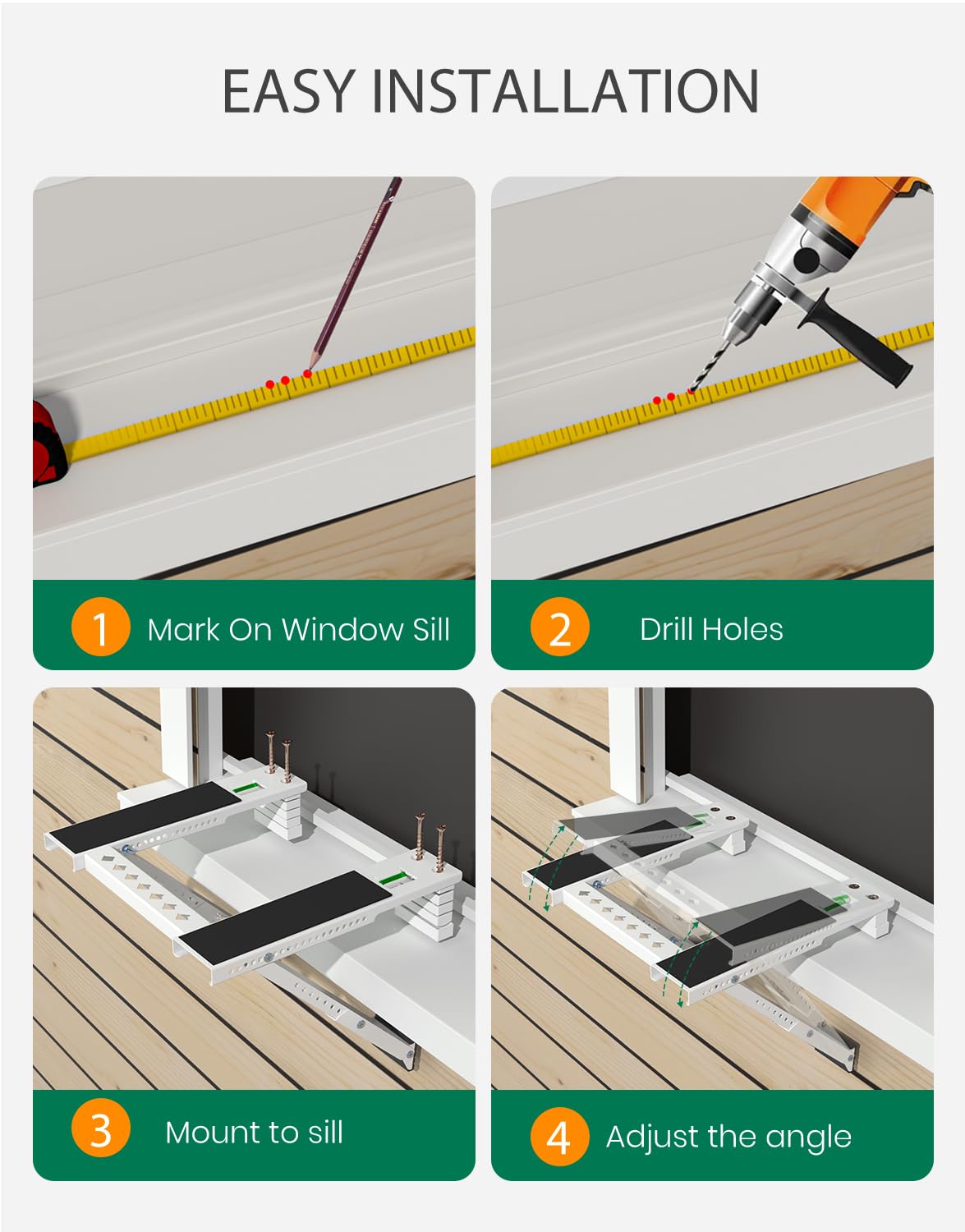 Plusluck weather-resistant coating resists rust in outdoor use.