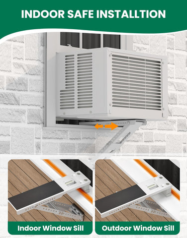 Plusluck universal-fit design suits single and double-hung windows.