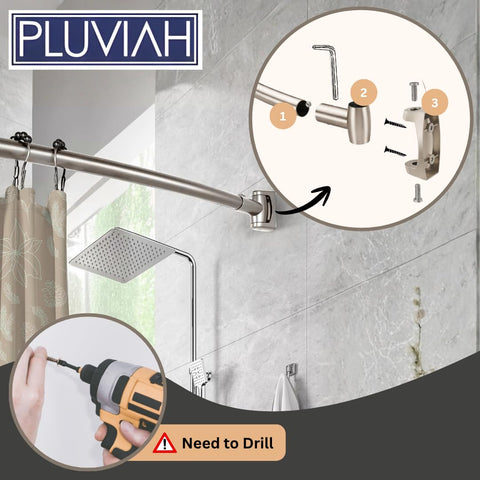 Pluviah 304 stainless steel construction resists rust