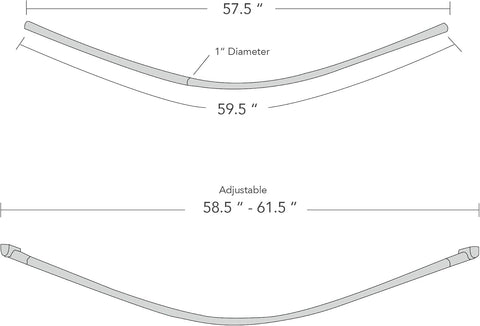 Pluviah brushed nickel wall brackets provide sturdy mounting
