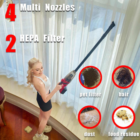 PMLYQ package includes multiple attachments for sofa car and furniture