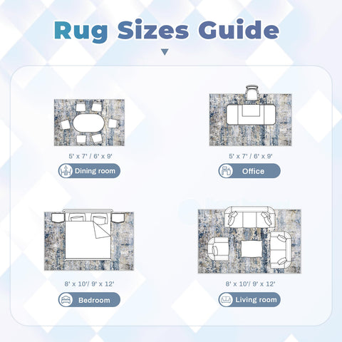 pmtsns area rug 6x9 foldable and lightweight for easy storage and handling