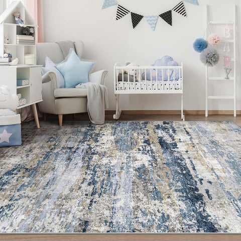 pmtsns Area Rug 5x7 suits living rooms, bedrooms, and play spaces.
