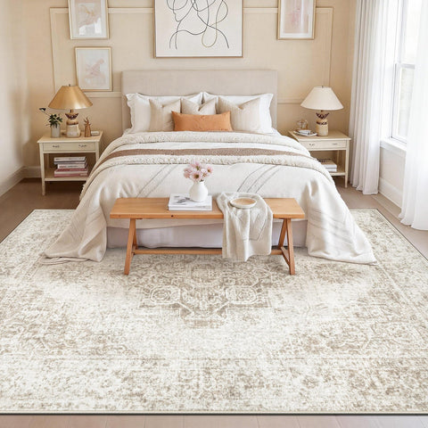 PMTSNS versatile rug suitable for living rooms, dining, and home offices.