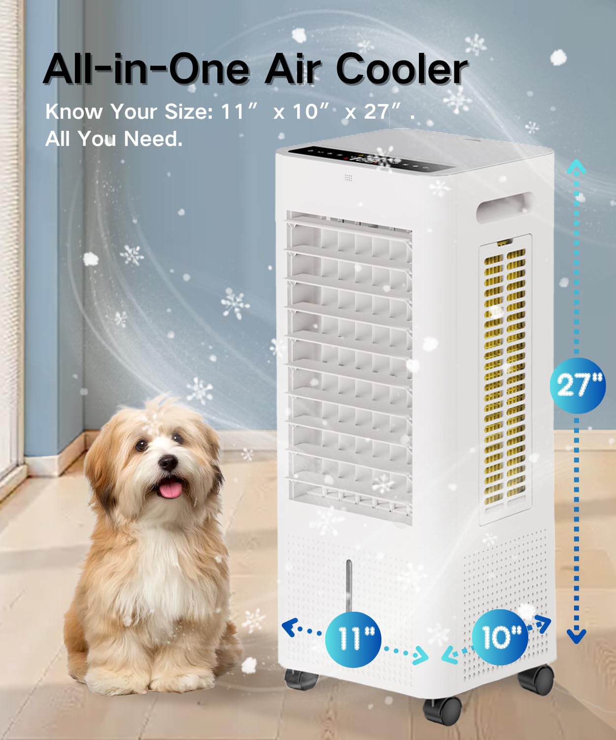 PNTCK large-room airflow up to 45 ft and 28 ft/s speed.