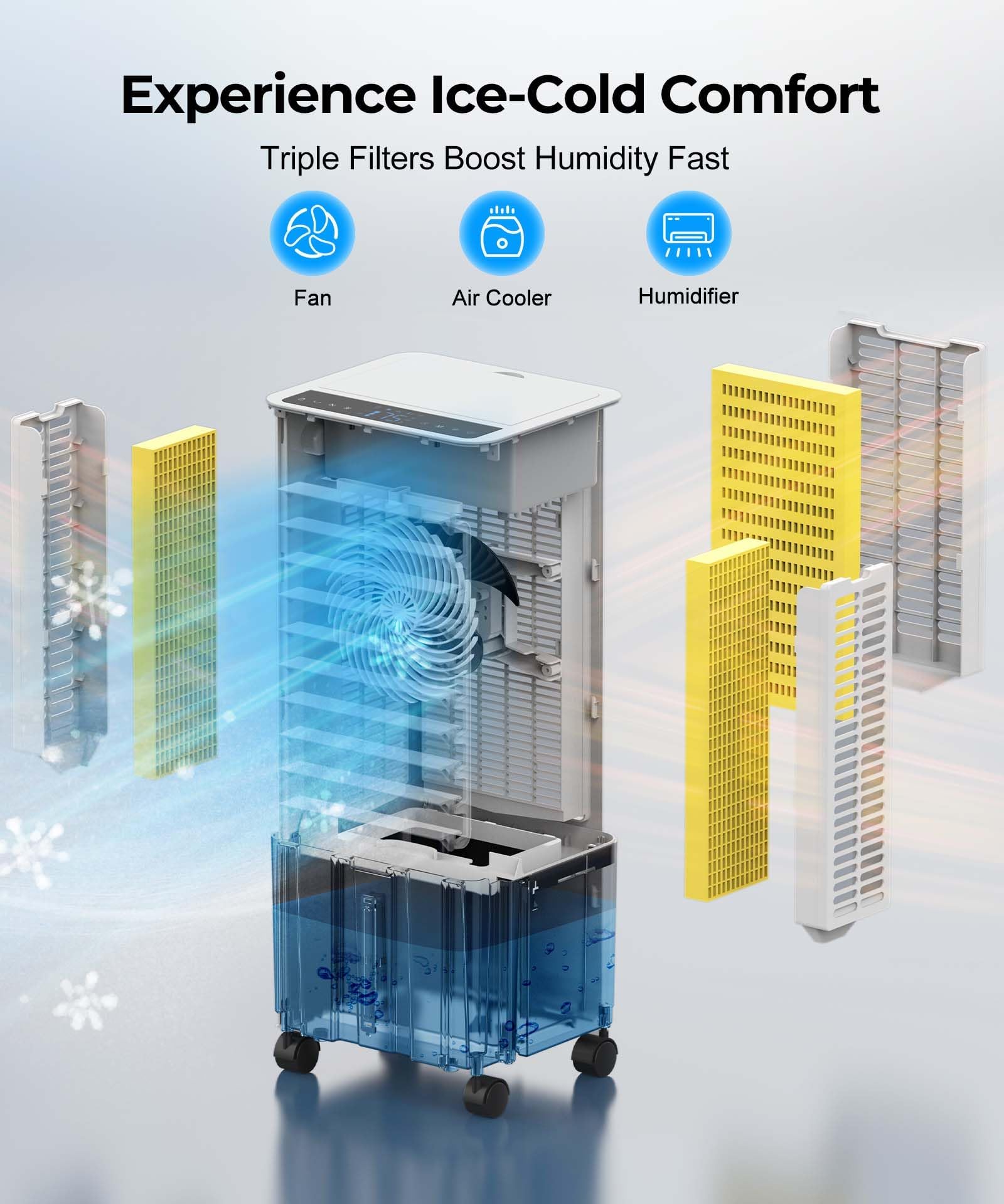 PNTCK triple-sided cooling pads boost cooling efficiency in large spaces.