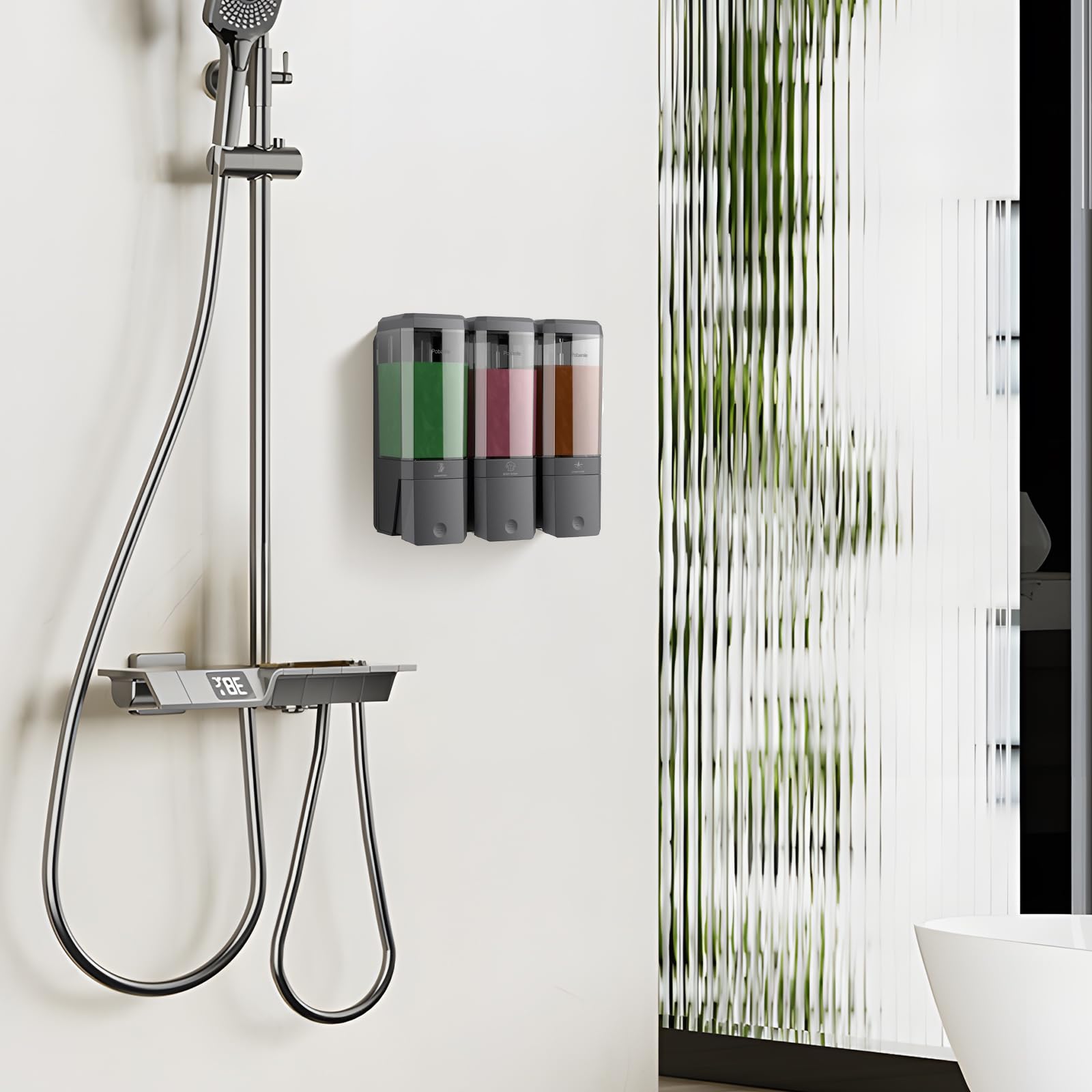 POBAMLE clear refill window simplifies maintaining consistent supplies.