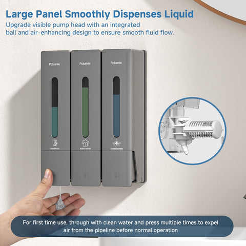 POBAMLE drill-mount installation on a wall for secure setup